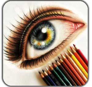 آموزش آنلاین نقاشی با مداد رنگی
